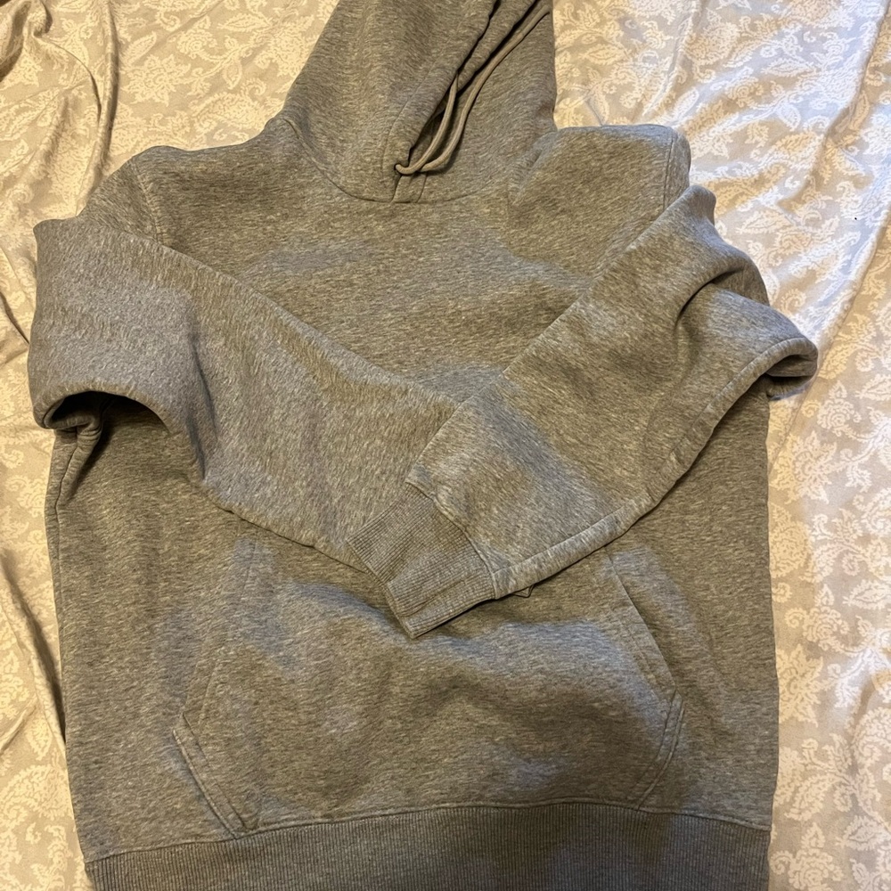 Gray Blank Men's S Hoodie